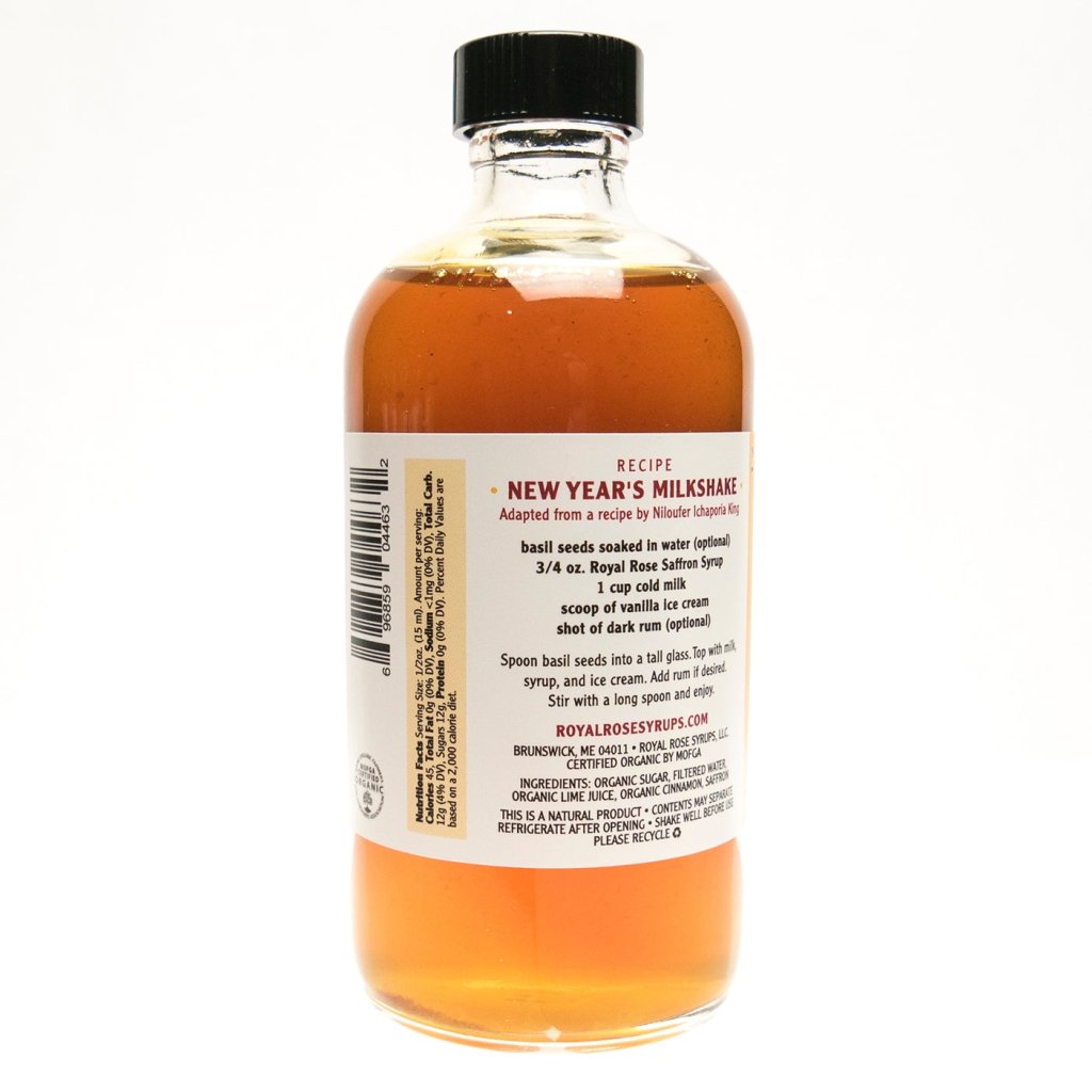 Saffron Organic Simple Syrup - Tipsy Cocktail Supply Co.