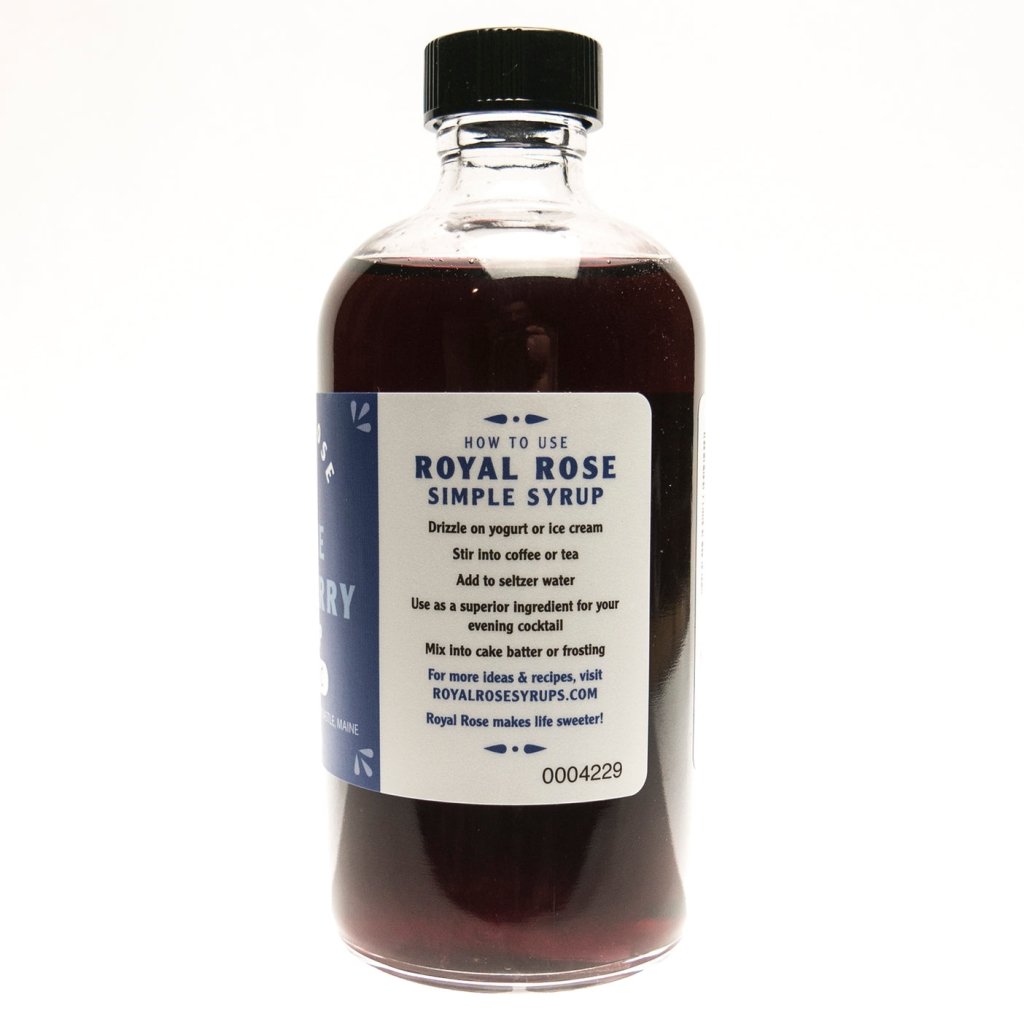 Blueberry Organic Simple Syrup - Tipsy Cocktail Supply Co.