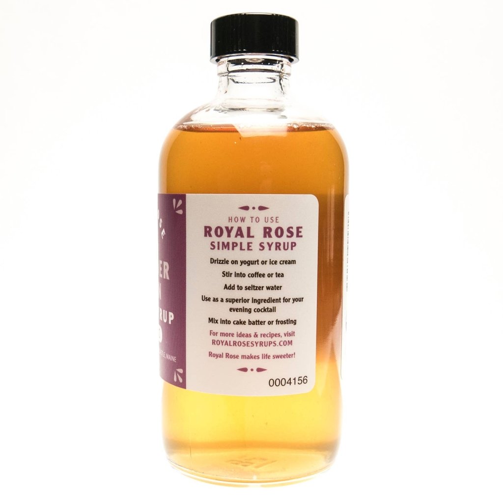 Lavender - Lemon Organic Simple Syrup 8oz - Tipsy Cocktail Supply Co.