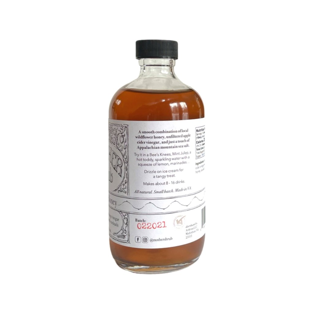 Salted Honey Shrub 16 oz - Tipsy Cocktail Supply Co.