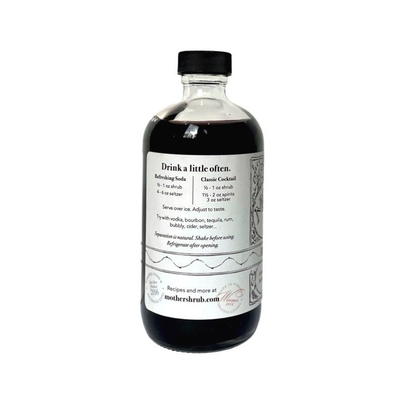 Black Cherry Shrub 16 oz. - Tipsy Cocktail Supply Co.