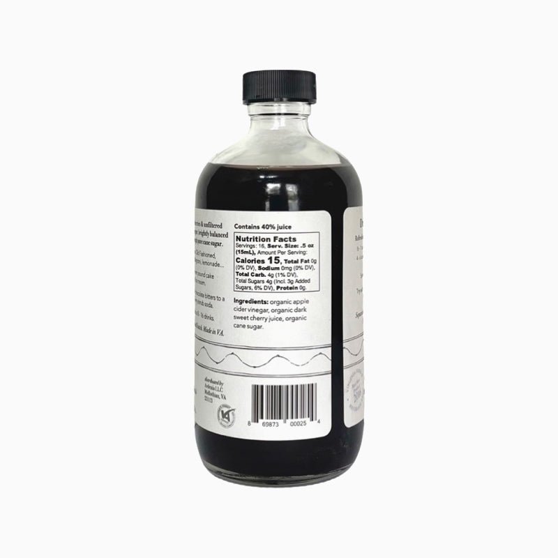 Black Cherry Shrub 16 oz. - Tipsy Cocktail Supply Co.