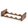 Acacia Wood Stackable 4 Bottle Wine Rack - Tipsy Cocktail Supply Co.
