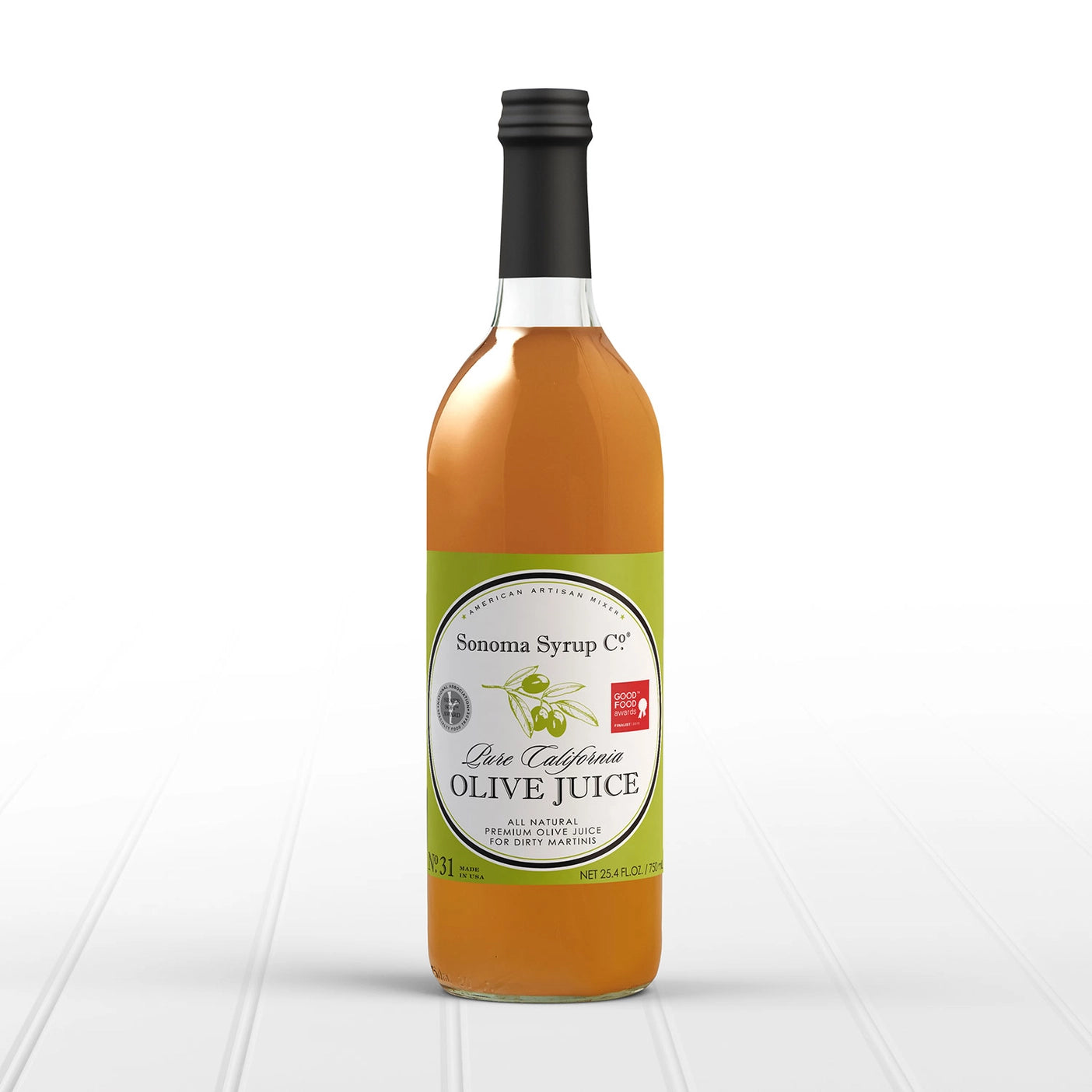 Pure Sonoma Olive Juice 25.4 oz Bottle - Tipsy Cocktail Supply Co.