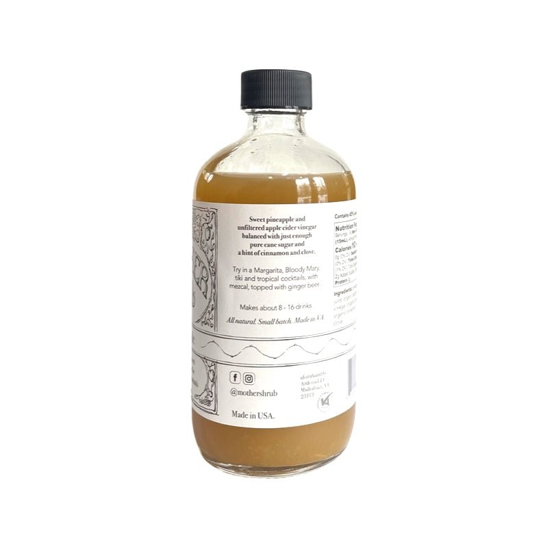 Pineapple Shrub 16 oz - Tipsy Cocktail Supply Co.