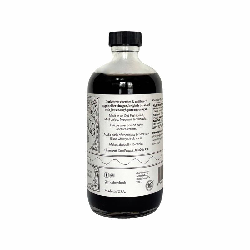 Black Cherry Shrub 16 oz. - Tipsy Cocktail Supply Co.