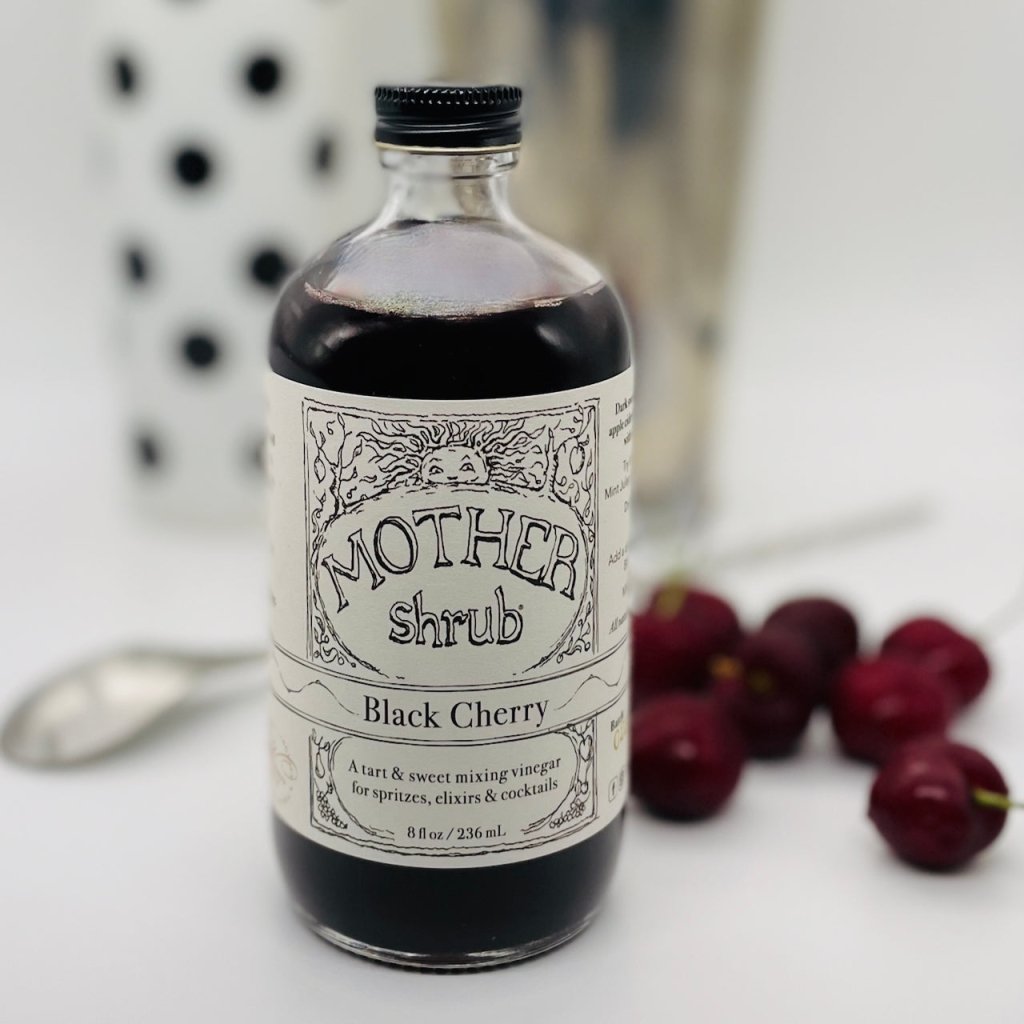 Black Cherry Shrub 16 oz. - Tipsy Cocktail Supply Co.