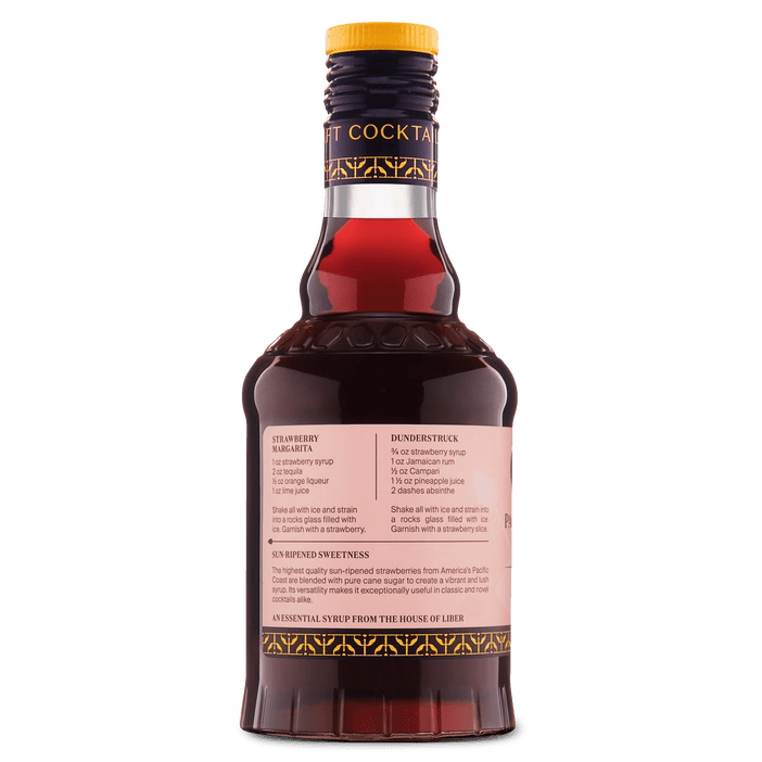 Pacific Strawberry Syrup - Tipsy Cocktail Supply Co.