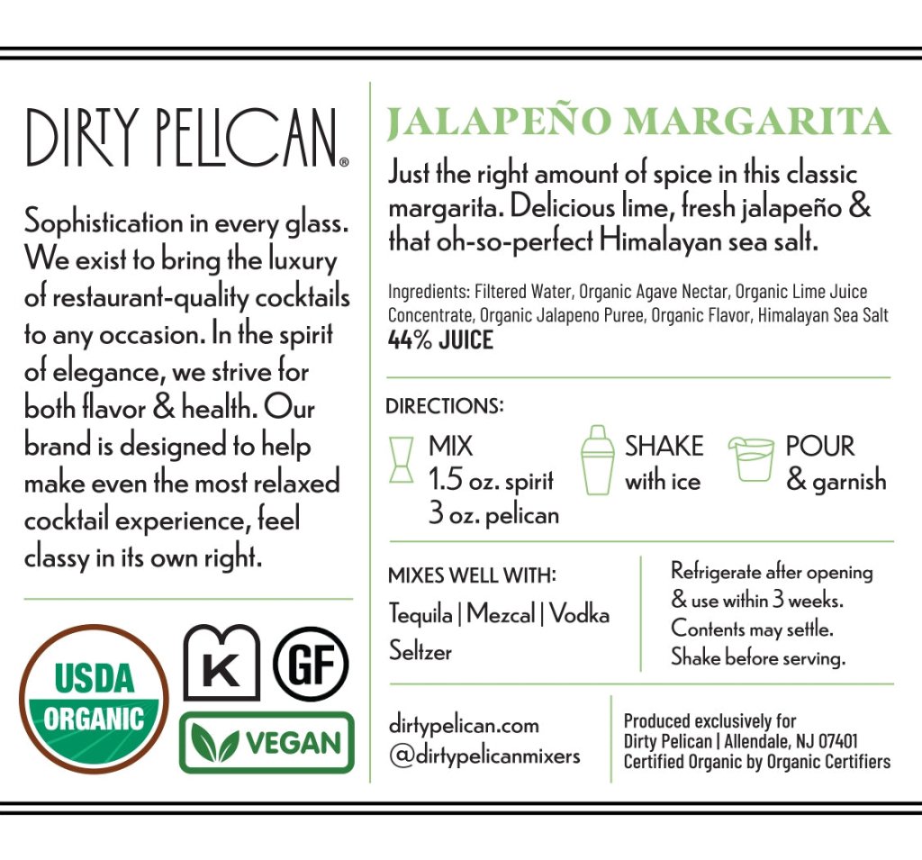 Jalapeno Margarita Mixer - Tipsy Cocktail Supply Co.