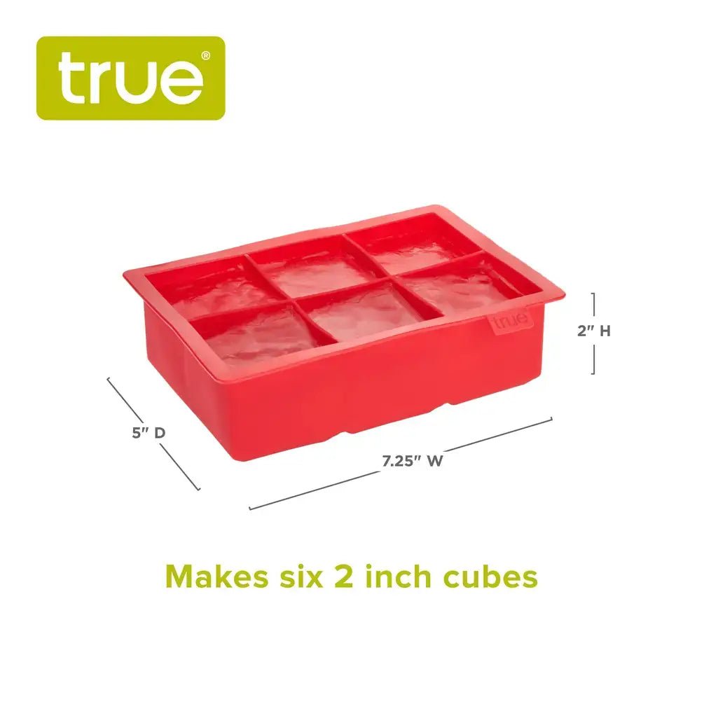 Giant 2" Ice Cube Tray - Tipsy Cocktail Supply Co.