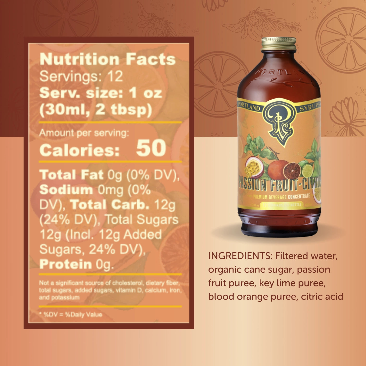 Passion Fruit Citrus Syrup - Tipsy Cocktail Supply Co.