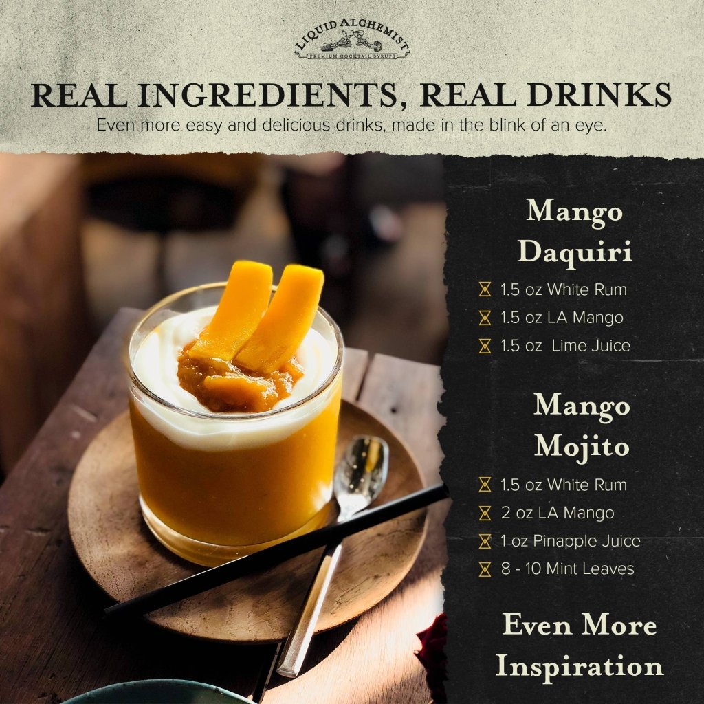 Mango Cocktail Syrup - Tipsy Cocktail Supply Co.