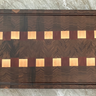 Black walnut, maple and Khaya mohagany handmade wooden board