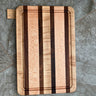 Long grain wooden cutting board