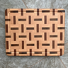 Walnut, Maple and Khaya wood cutting board
