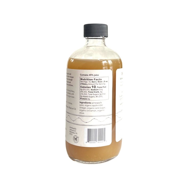 Pineapple Shrub 16 oz - Tipsy Cocktail Supply Co.