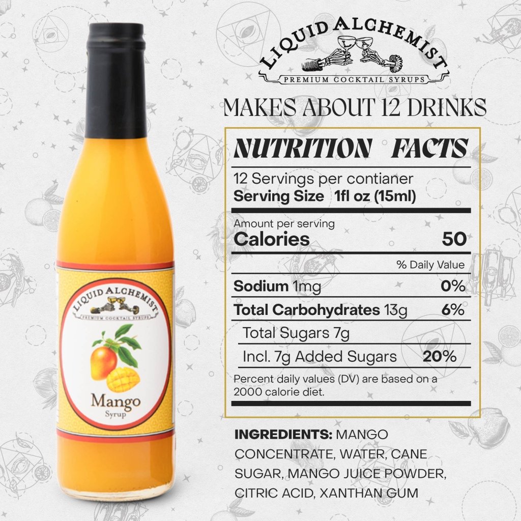 Mango Cocktail Syrup - Tipsy Cocktail Supply Co.