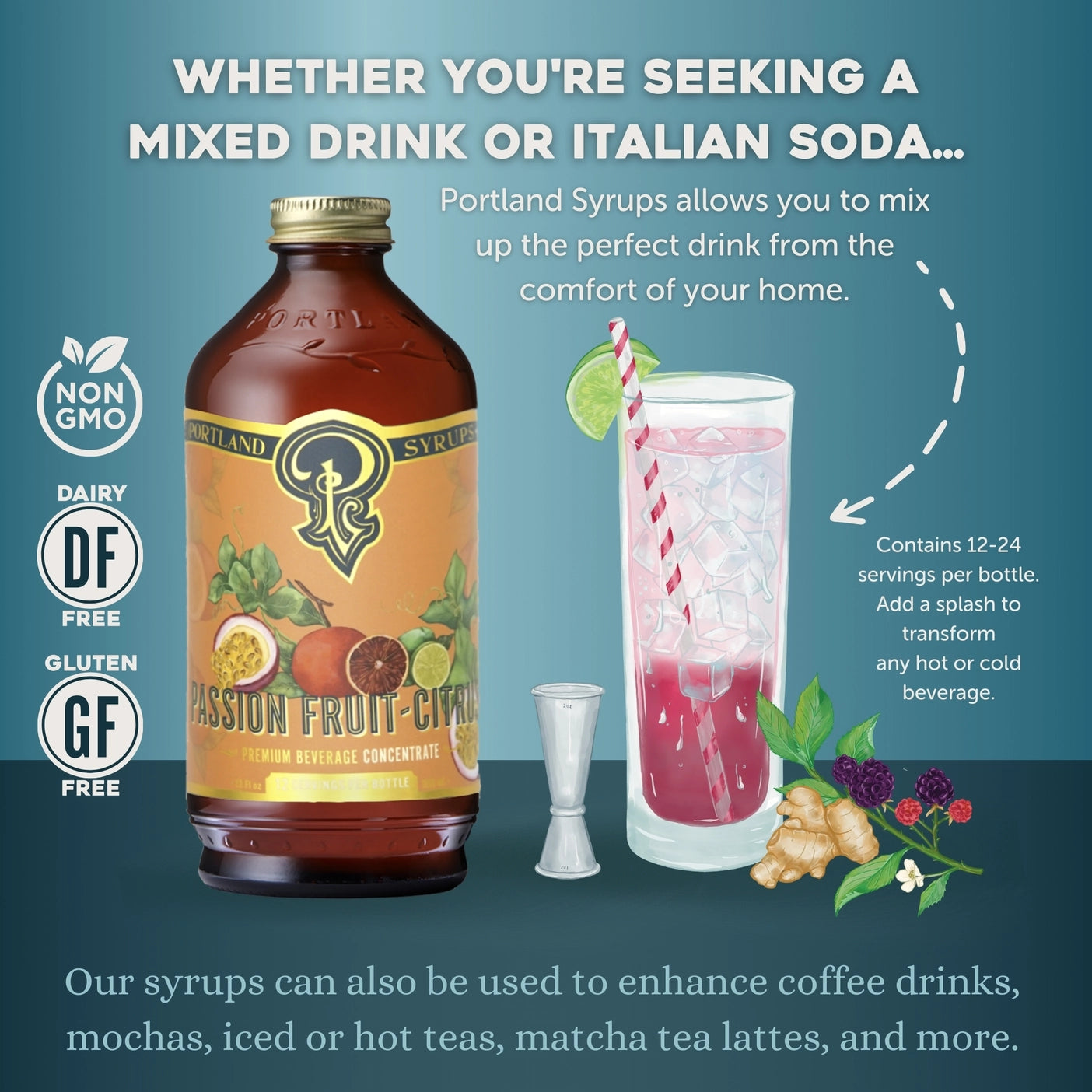 Passion Fruit Citrus Syrup - Tipsy Cocktail Supply Co.
