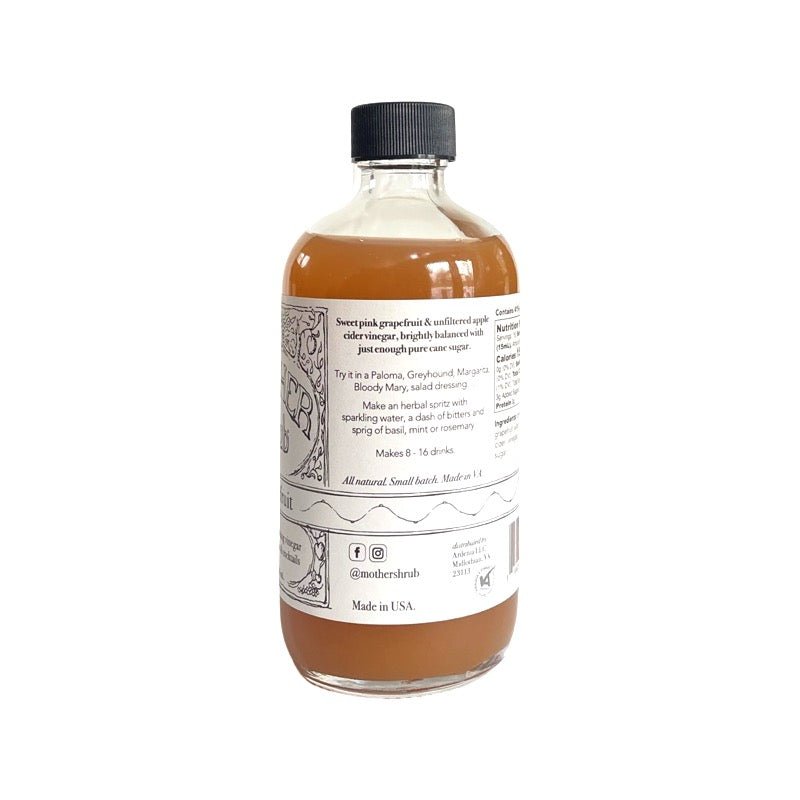 Grapefruit Shrub 16 oz. - Tipsy Cocktail Supply Co.