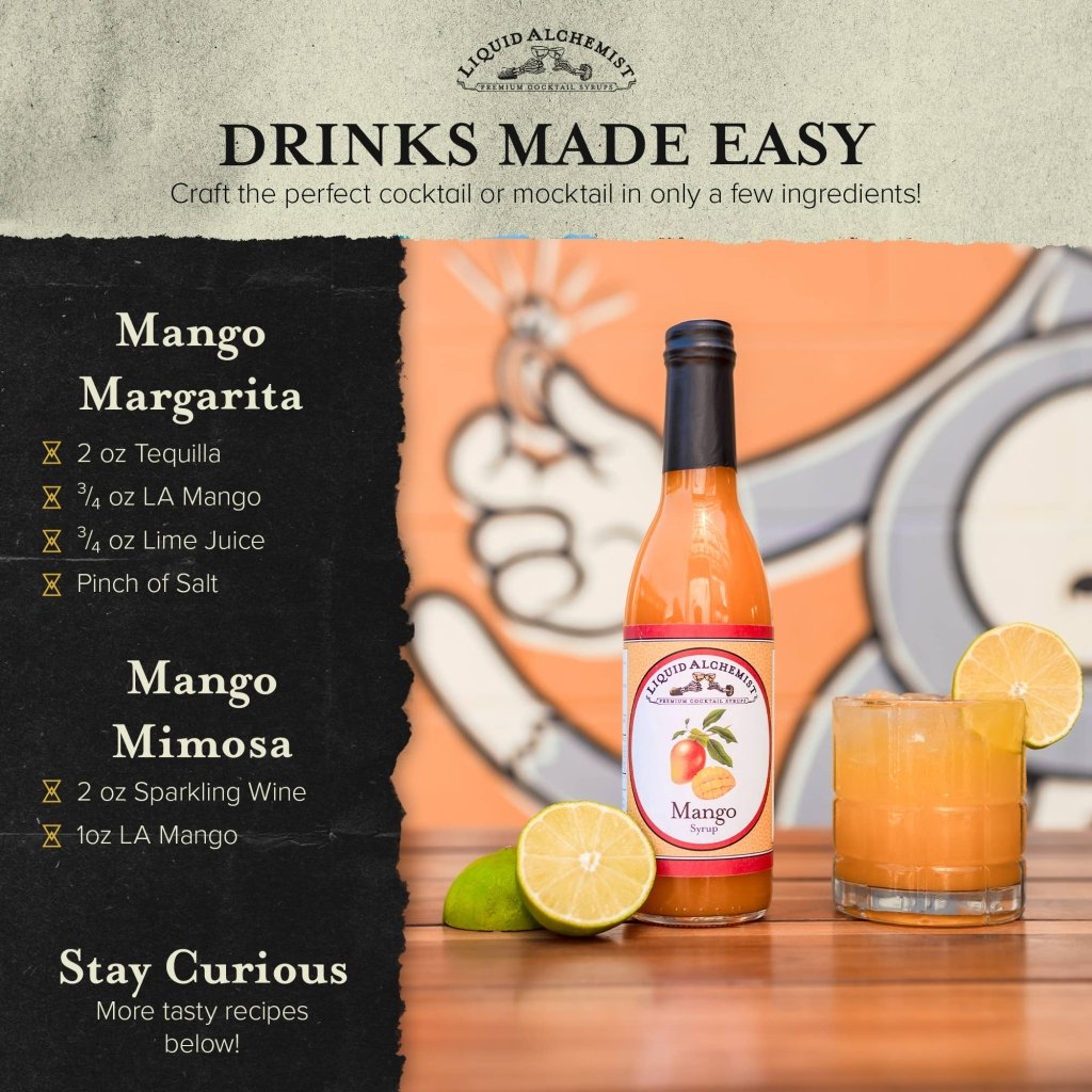 Mango Cocktail Syrup - Tipsy Cocktail Supply Co.