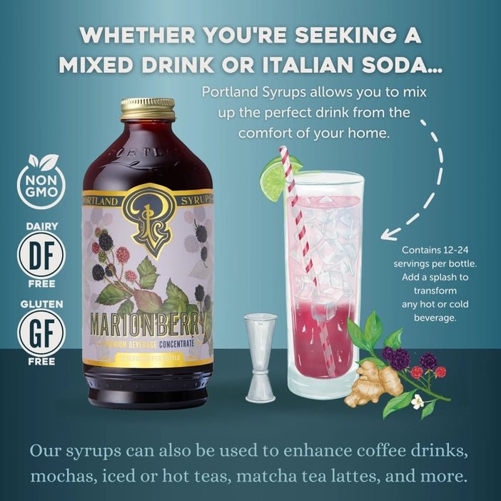 Marionberry Syrup - Tipsy Cocktail Supply Co.