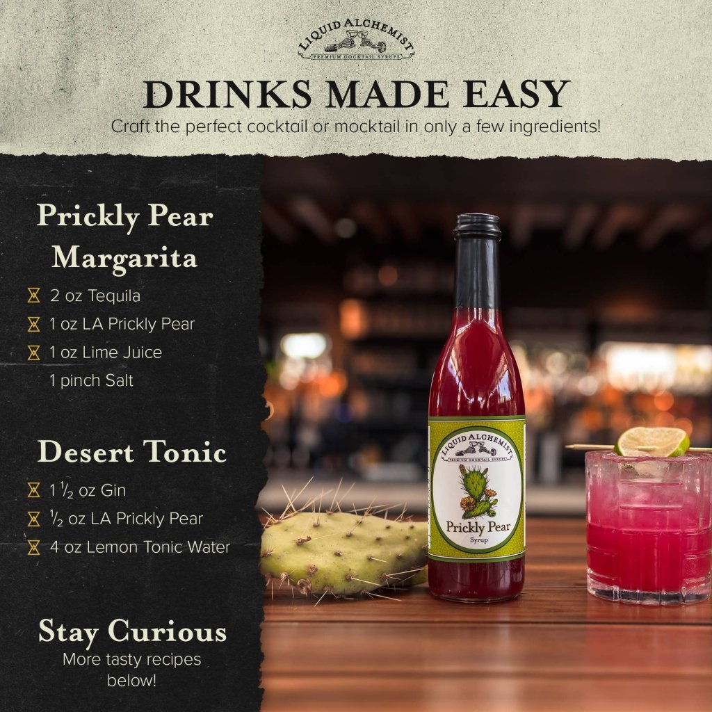 Prickly Pear Cocktail Syrup - Tipsy Cocktail Supply Co.