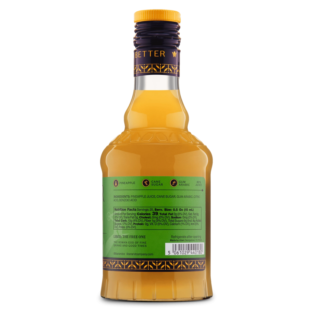 Pineapple Gum Syrup - Tipsy Cocktail Supply Co.