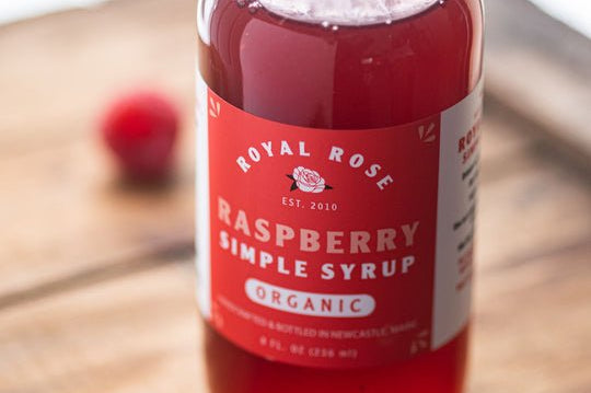 Raspberry Organic Simple Syrup - Tipsy Cocktail Supply Co.