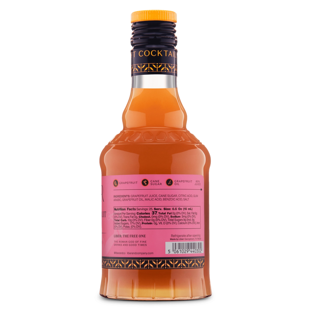 Rio Red Grapefruit Cordial - Tipsy Cocktail Supply Co.