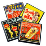 Vintage Burlesque Coaster Set - Tipsy Cocktail Supply Co.