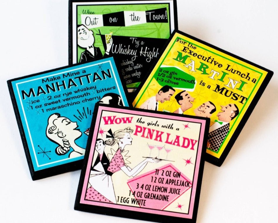 Handmade Coaster Sets - Tipsy Cocktail Supply Co.