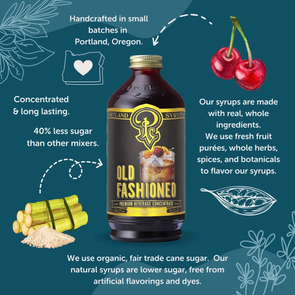Rich Old Fashioned Syrup - Tipsy Cocktail Supply Co.