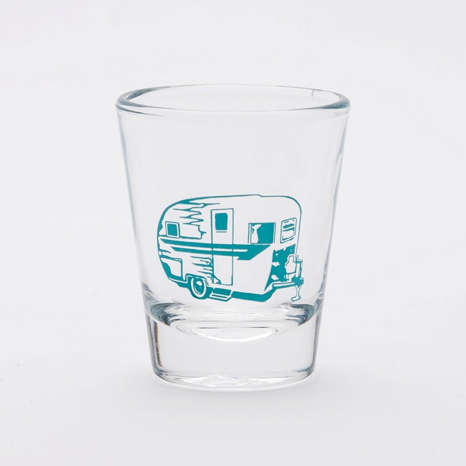 Camping and Retro Trailer Shot Glasses - Tipsy Cocktail Supply Co.