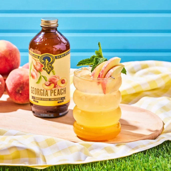Georgia Peach Syrup - Tipsy Cocktail Supply Co.