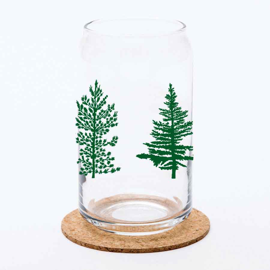 Tree Beer Can Glass - Tipsy Cocktail Supply Co.