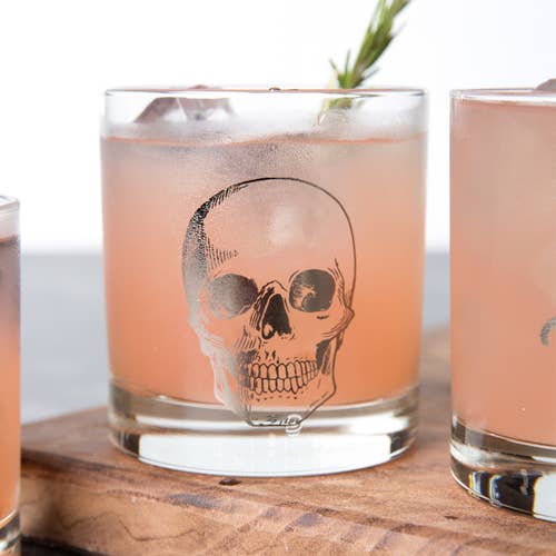 Skull Rocks Glass - Tipsy Cocktail Supply Co.