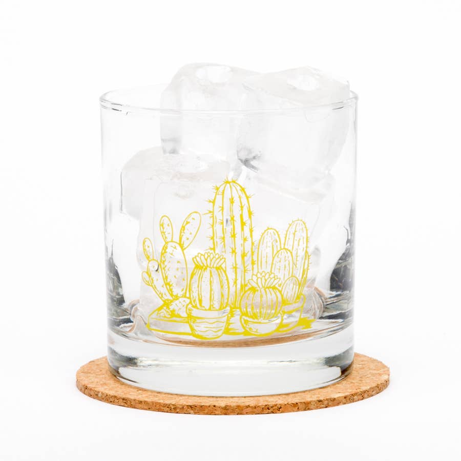 Cactus Rocks Glass - Tipsy Cocktail Supply Co.