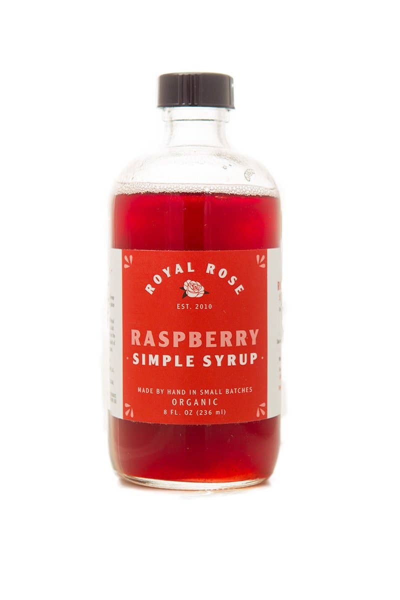 Raspberry Organic Simple Syrup - Tipsy Cocktail Supply Co.