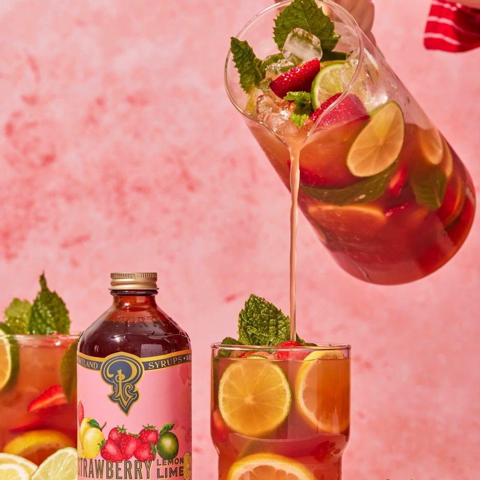 Strawberry Lemon Lime Syrup - Tipsy Cocktail Supply Co.
