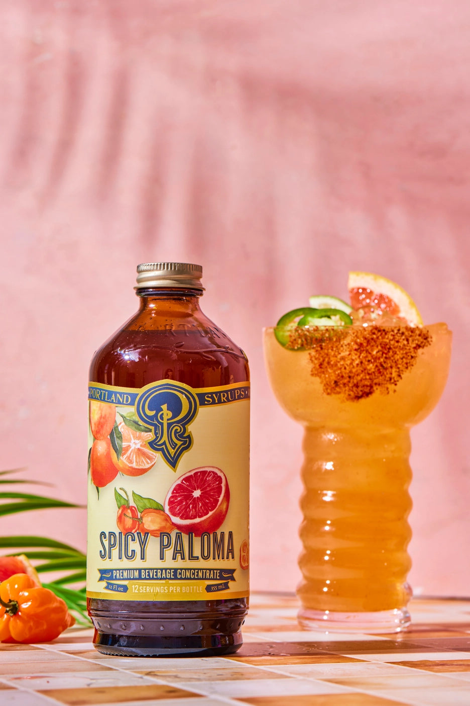 Spicy Paloma Beverage Syrup Concentrate - Tipsy Cocktail Supply Co.