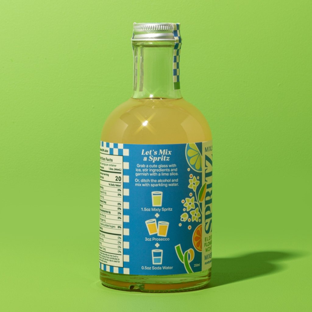 Elderflower Mint Spritz | Non Alcoholic Cocktail & Mocktail Mixer - Tipsy Cocktail Supply Co.