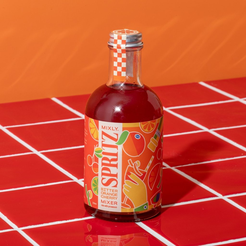 Bitter Orange Cherry Spritz | Non Alcoholic Cocktail & Mocktail Mixer - Tipsy Cocktail Supply Co.