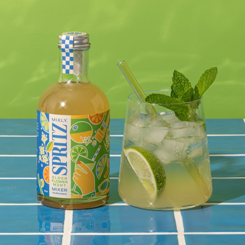 Elderflower Mint Spritz | Non Alcoholic Cocktail & Mocktail Mixer - Tipsy Cocktail Supply Co.