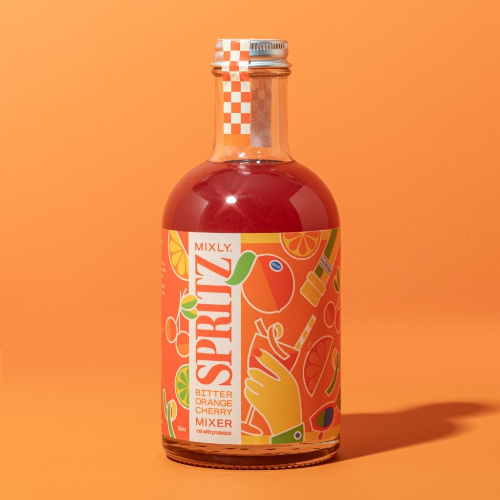 Bitter Orange Cherry Spritz | Non Alcoholic Cocktail & Mocktail Mixer - Tipsy Cocktail Supply Co.