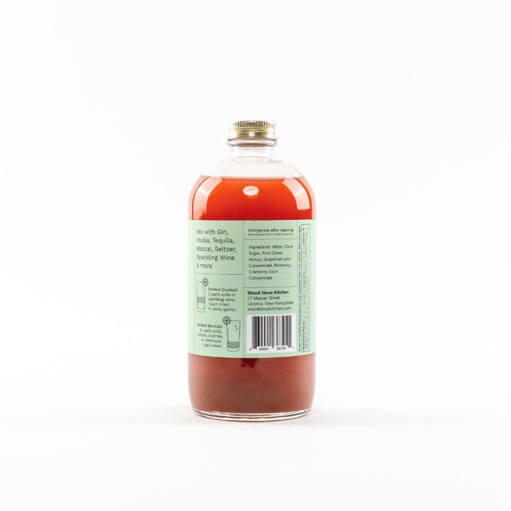 Grapefruit & Rosemary Cocktail & Mocktail Mixer, 16 fl oz - Tipsy Cocktail Supply Co.