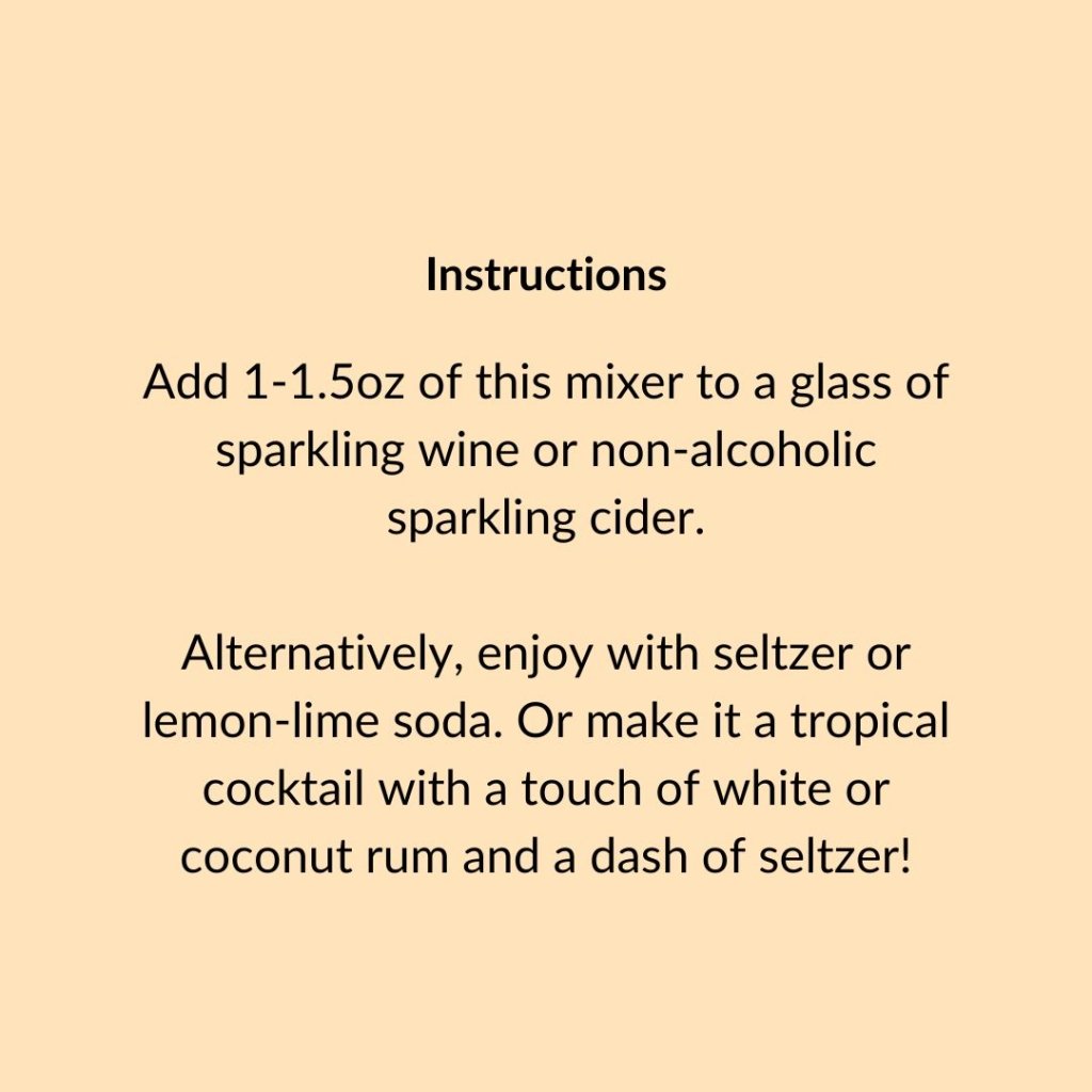 Tangerine & Mango Mimosa Mixer - Tipsy Cocktail Supply Co.
