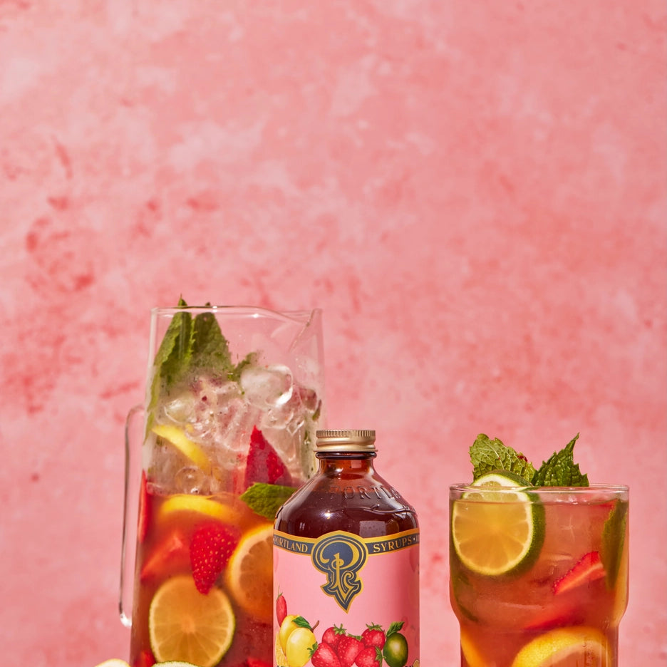Strawberry Lemon Lime Syrup - Tipsy Cocktail Supply Co.