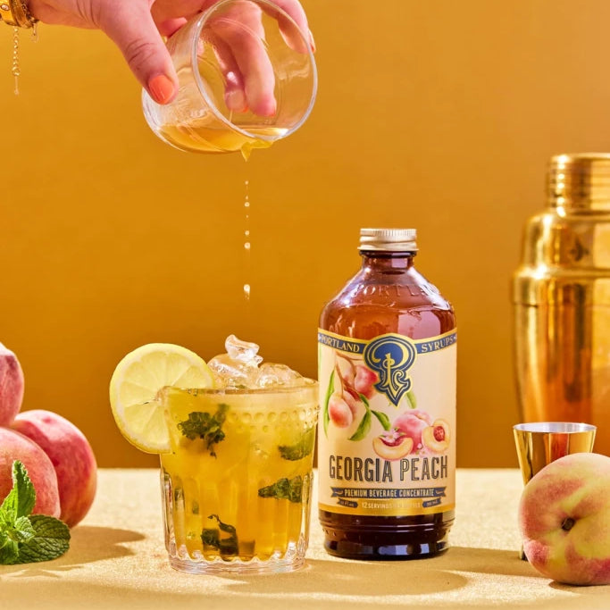 Georgia Peach Syrup - Tipsy Cocktail Supply Co.