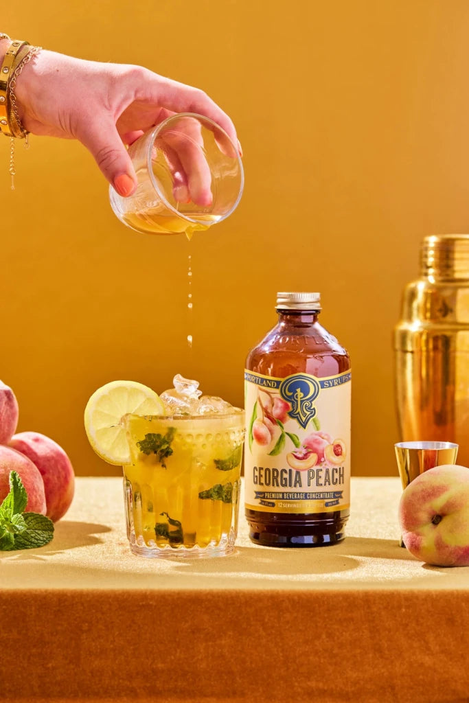 Georgia Peach Syrup - Tipsy Cocktail Supply Co.