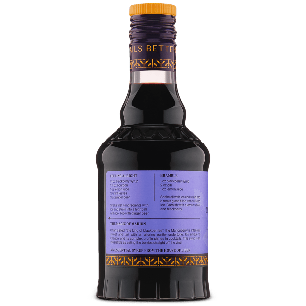 Marion Blackberry Syrup - Tipsy Cocktail Supply Co.